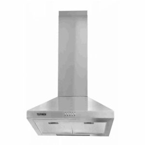 60CM COOKER HOOD- Stainless Steel Black